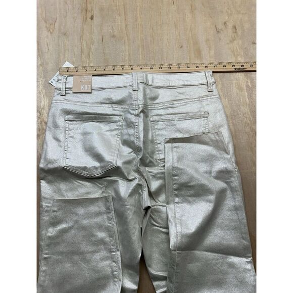 Kut from the Kloth "Charlize" High Rise Cigarette Leg-Champagne Sz 14 KP1738MA4 - Picture 7 of 7